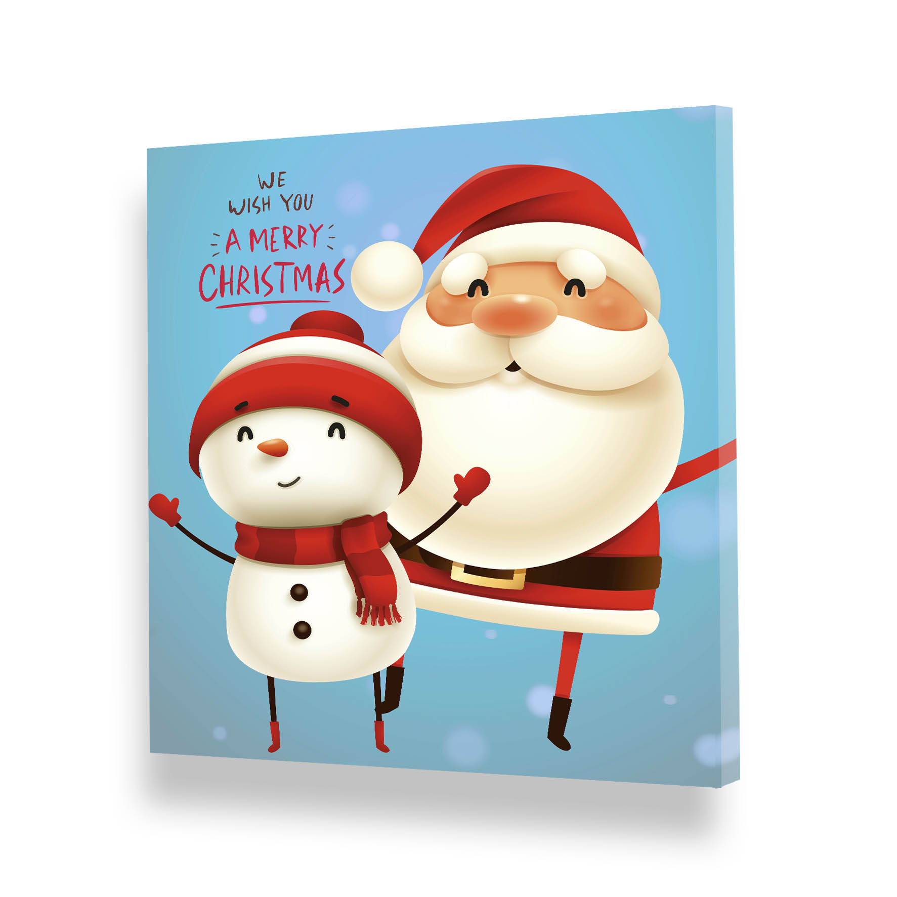 Cuadro Béla Navideño 60cm Largo X 50cm Ancho Santa Claus