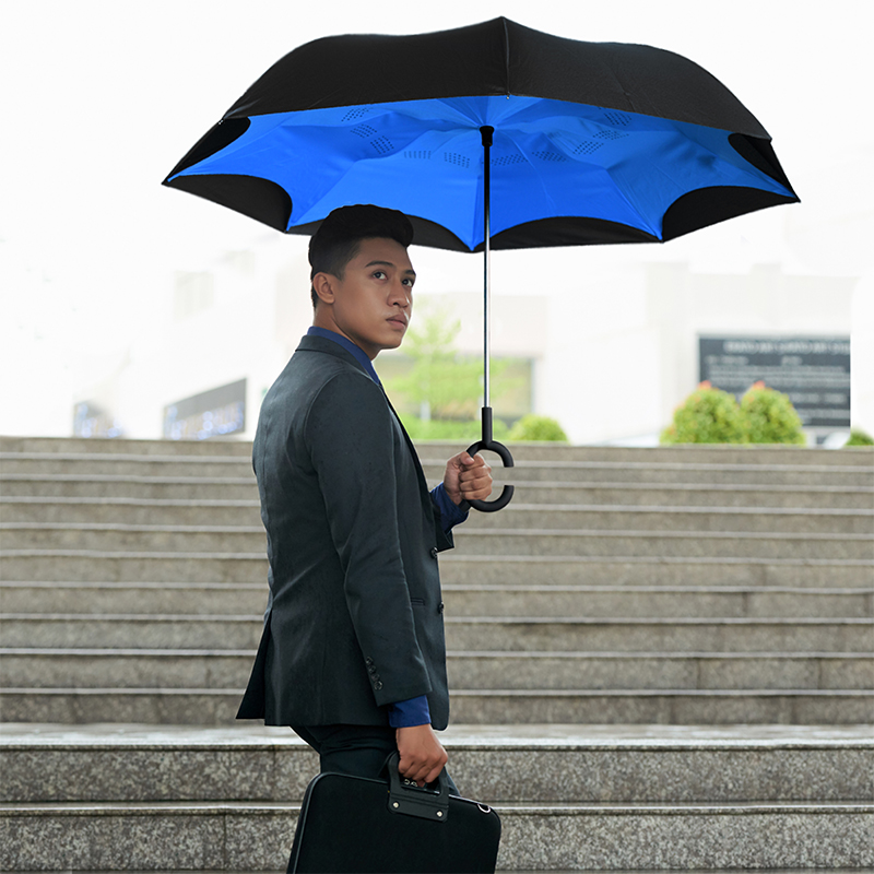 Sombrilla Paraguas Grande para LLuvia 3 Colores Distintos Red Baboon.