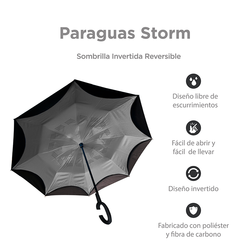 Sombrilla Paraguas Grande para LLuvia 3 Colores Distintos Red Baboon.