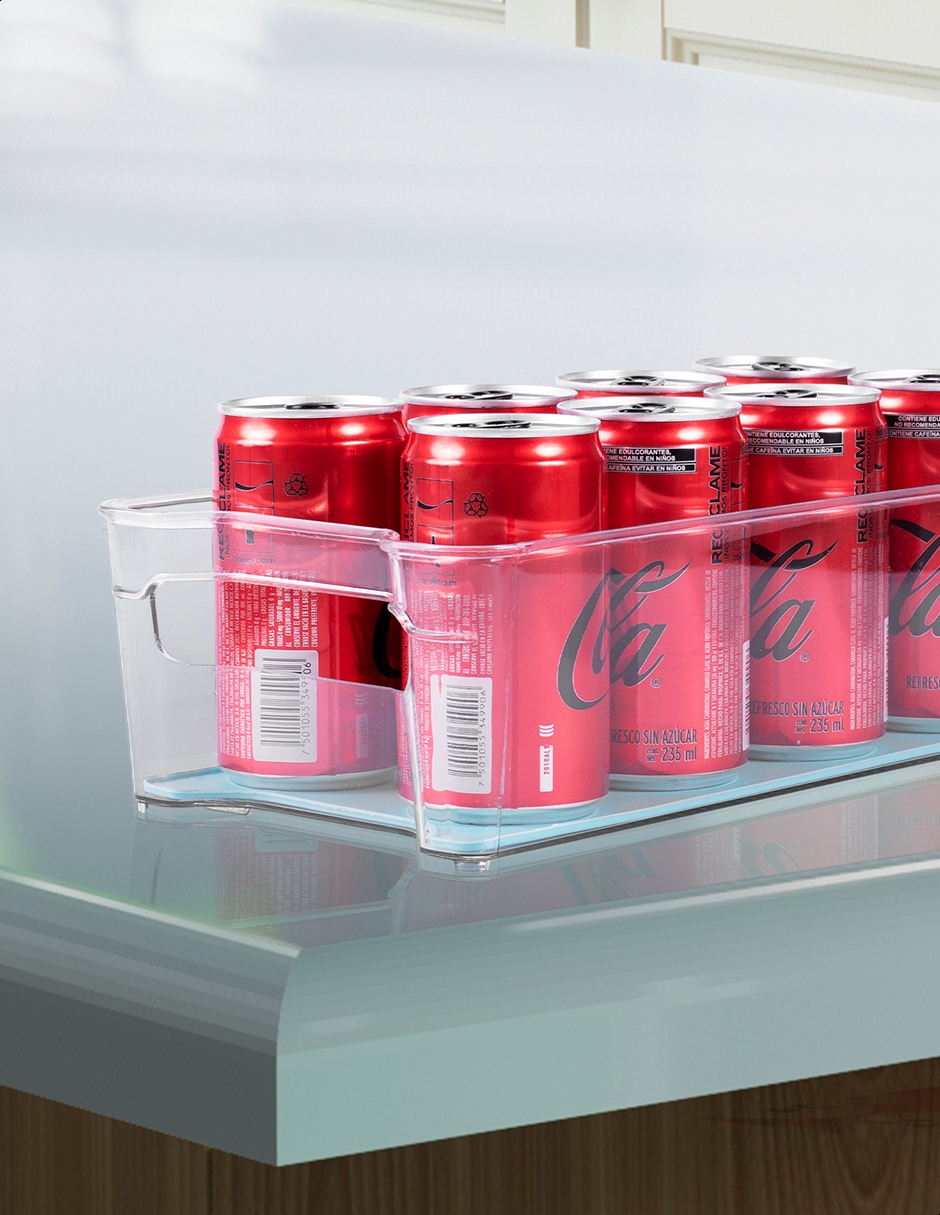 Set 4 contenedores acrílico antideslizantes 2 tamaños Tutti