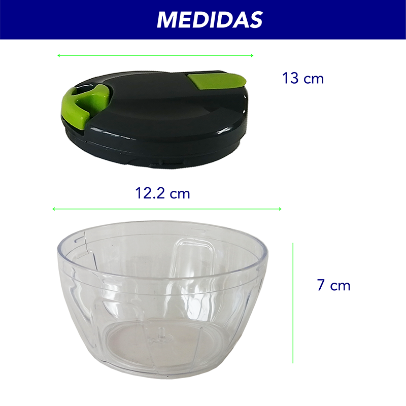 Procesador RD ROYAL COOK de alimentos Mini trituradora de alimentos Cortador de Verduras Frutas Semillas y Más, Cuchillas de Acero Inoxidable para Corte Finos