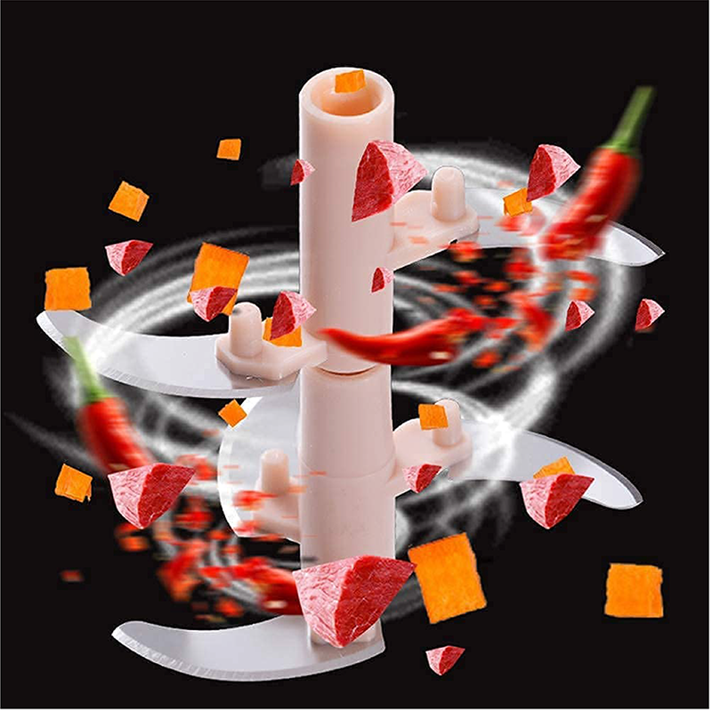 Procesador RD ROYAL COOK de alimentos Mini trituradora de alimentos Cortador de Verduras Frutas Semillas y Más, Cuchillas de Acero Inoxidable para Corte Finos