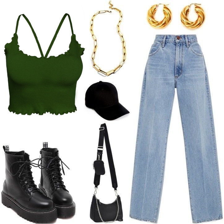 Blusa Top Para Dama CropTop Mujer Textura Canalé de Tirantes TOP-03