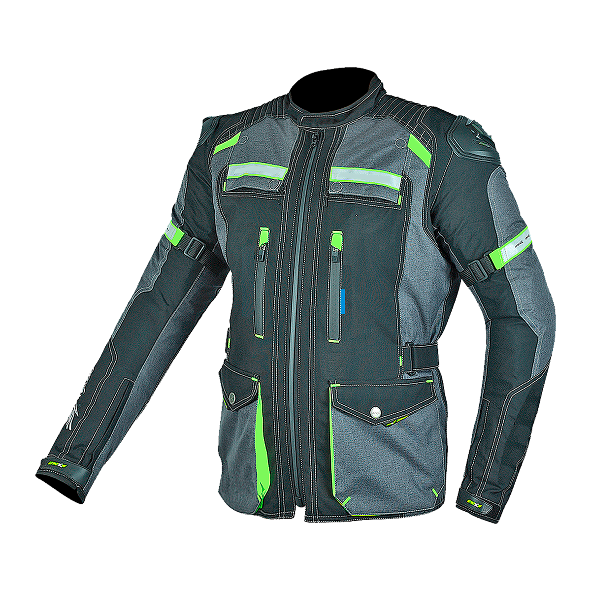 Chamarra Para Motociclista Con Protecciones Atrox At-2210