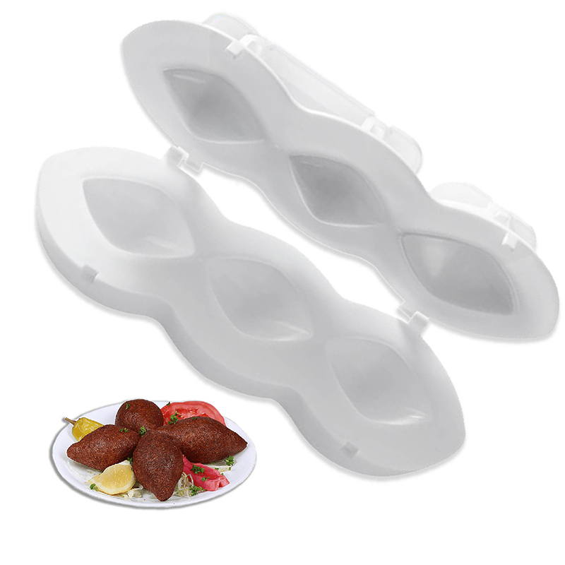 Molde de kipe CHIC-FANTASY, kibbeh moulds herramienta de prensa para hacer kibbeh, molde de carne para hacer Kibbeh frito