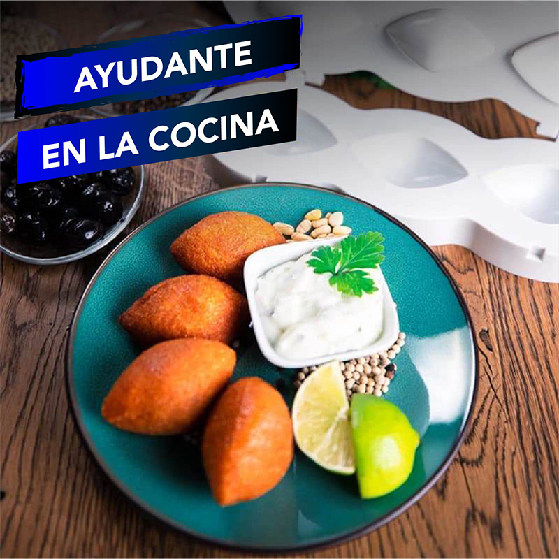 Molde de kipe CHIC-FANTASY, kibbeh moulds herramienta de prensa para hacer kibbeh, molde de carne para hacer Kibbeh frito