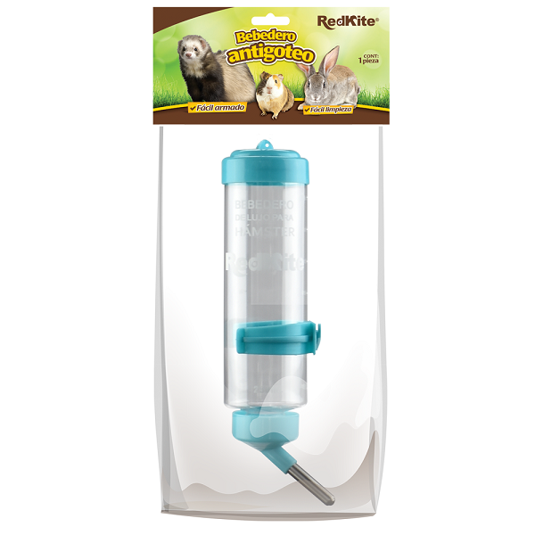 Bebedero Para Hamster Cuyo Conejo 250ml Antigoteo