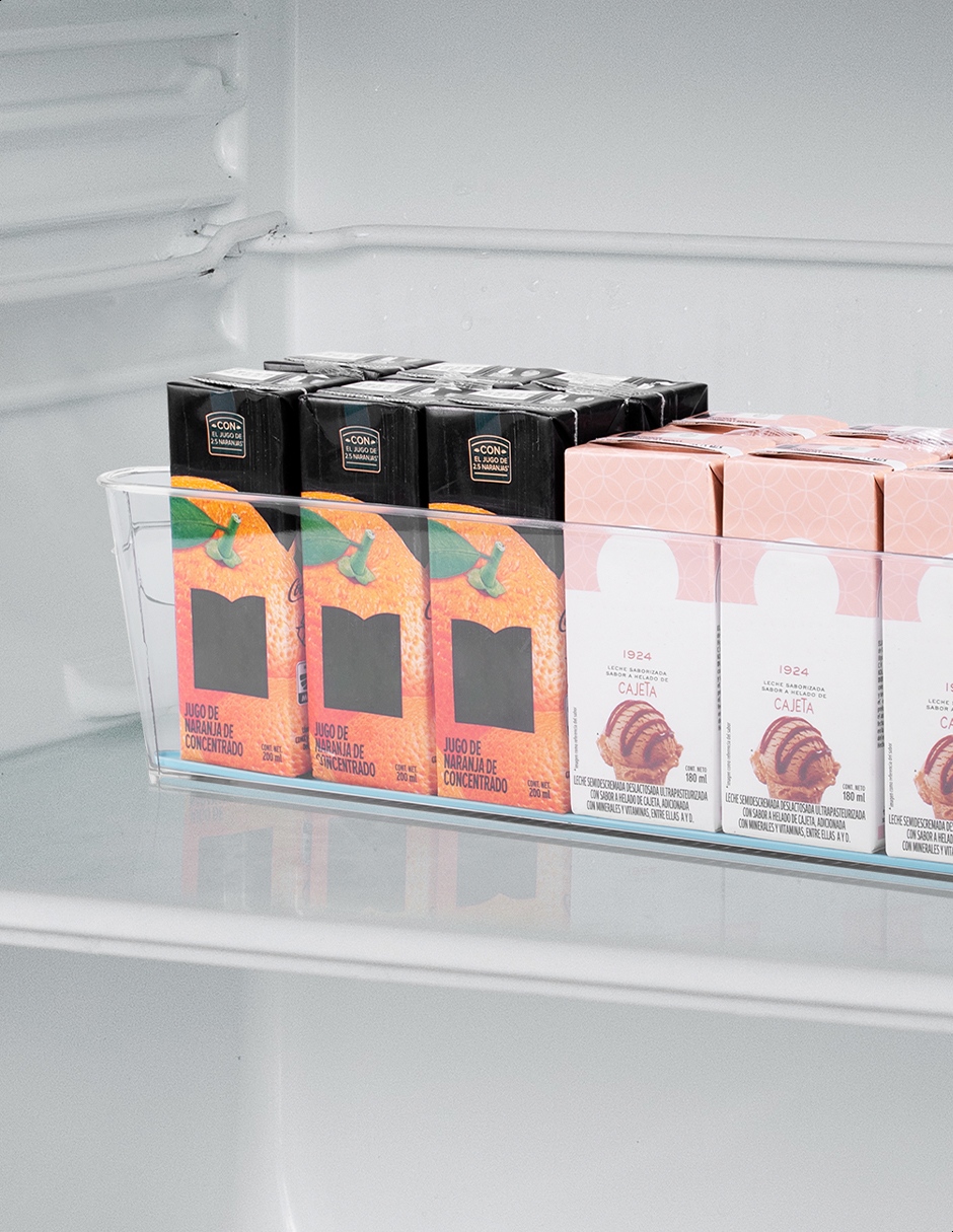 Contenedor acrílico refrigerador antideslizante largo Tutti