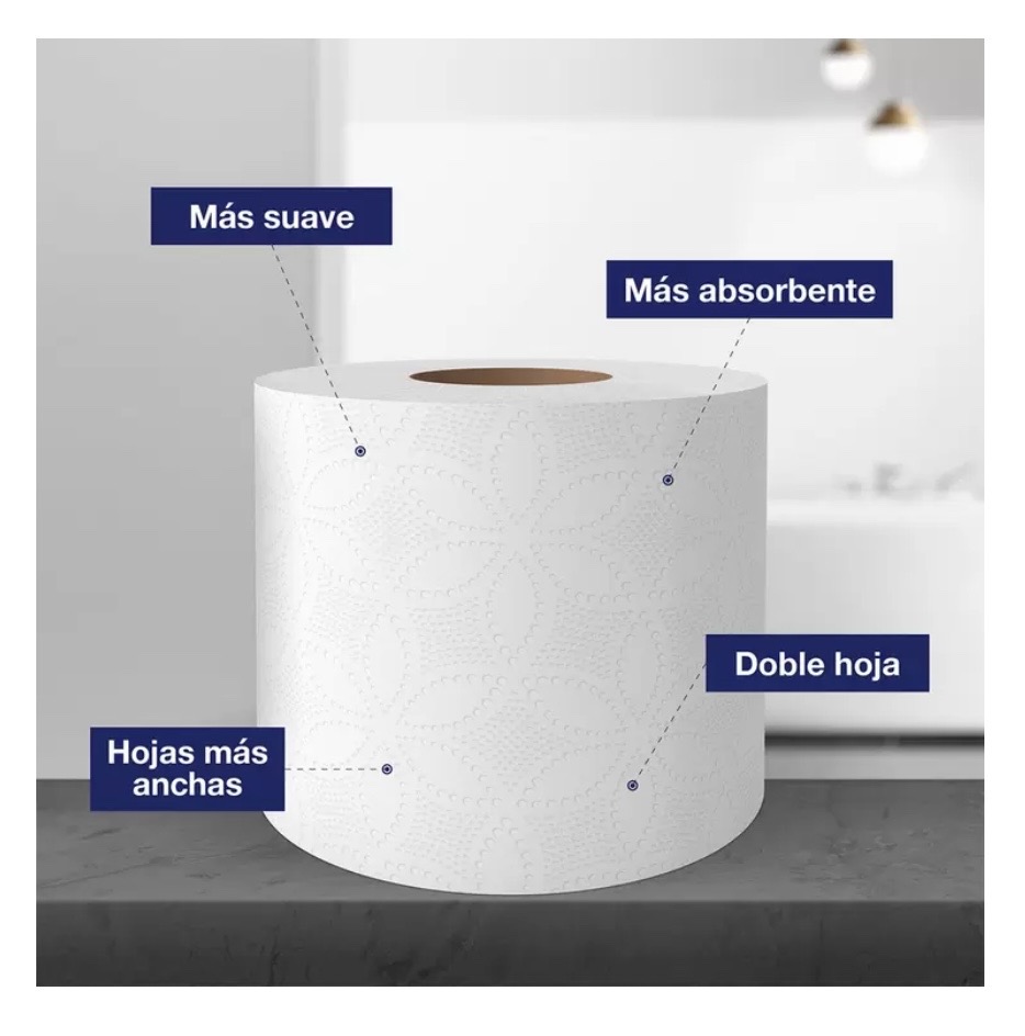 Papel Higiénico Kirkland Signature 6 rollos de 380 hojas dobles