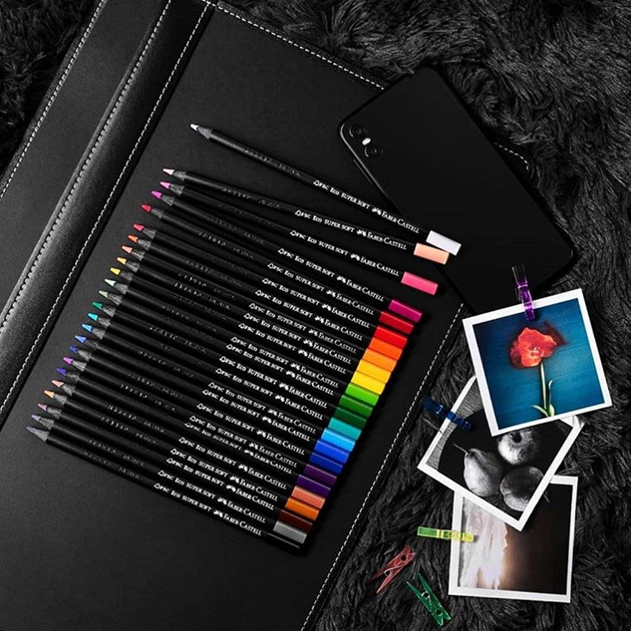 Lapices de Colores Faber Castell EcoPencil Supersoft 100 Colores