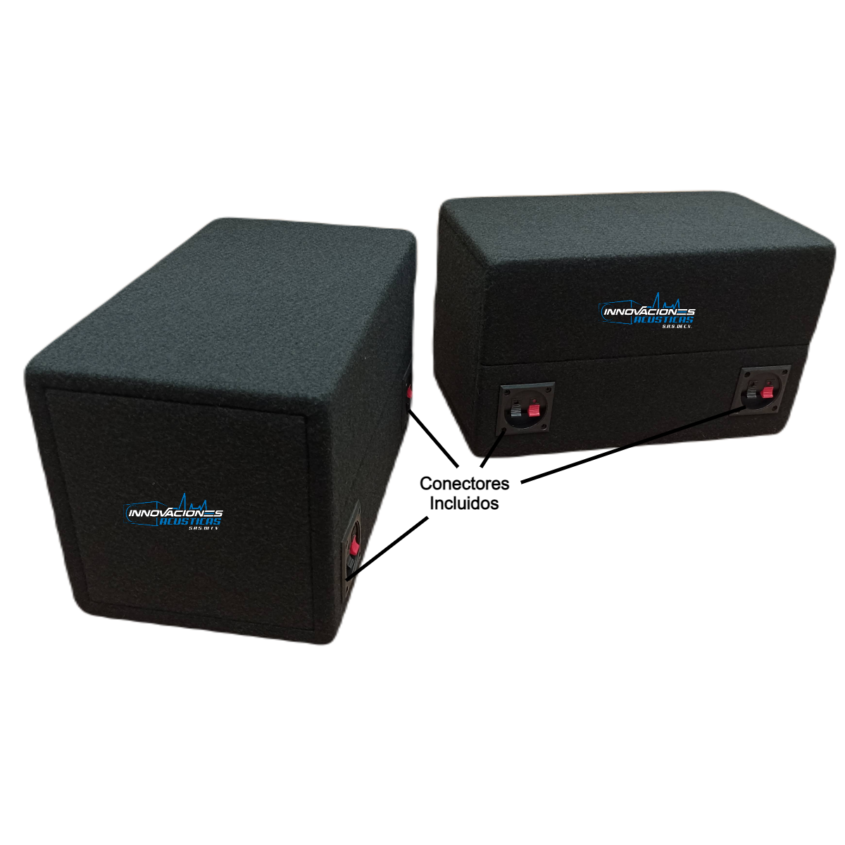 Par De Cajones Para Bocinas De 6.5 Y Dos Tweeter Sellado