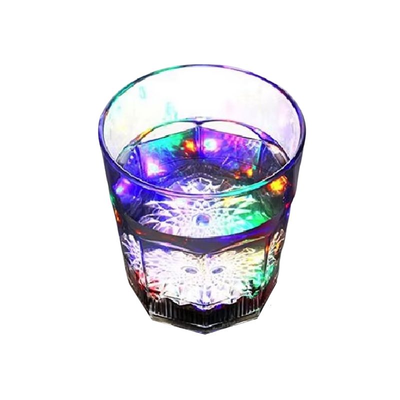 Vaso Pequeño Plástico Para Bebida Shots Con Luz Led 1 Pieza