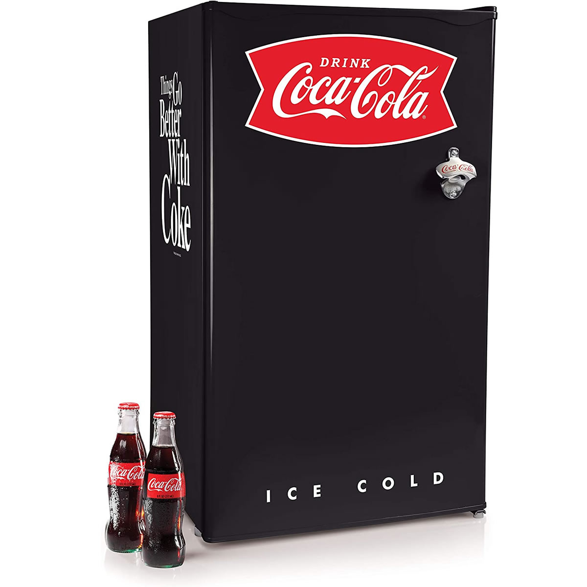 Frigobar Coca Cola Negro 3.2 Píes Nostalgia CRF32BKCK SMAC
