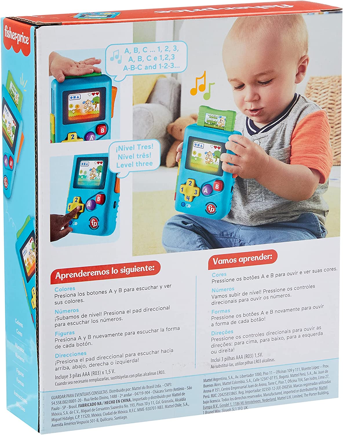 Juguete Para Bebés Fisher-price Mi Primer Videojuego HBB58 Mattel