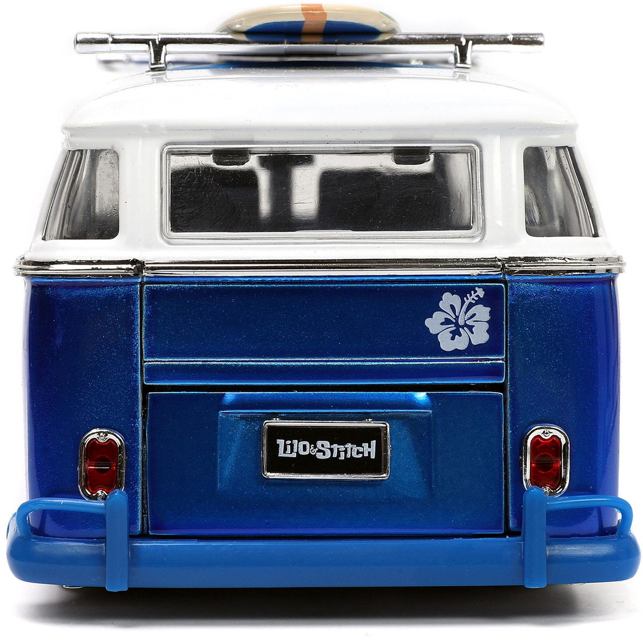 1962 VW Bus T1 Volkswagen Combi con Stitch Disney Hollywood Rides Jada Toys Escala 1:24 