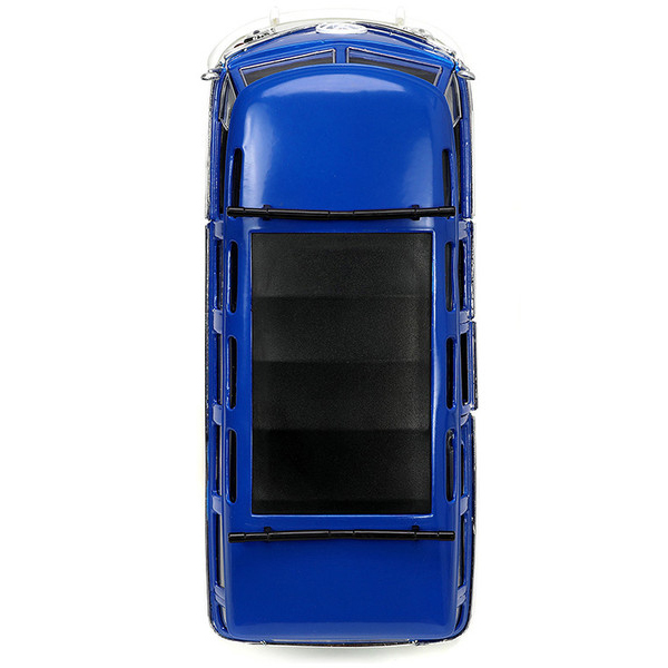 Volkswagen T1 Bus "Nostalgic Islands Ride the Wave" con Figura Mickey Mouse Surfboard Disney Jada Toys Escala 1:24