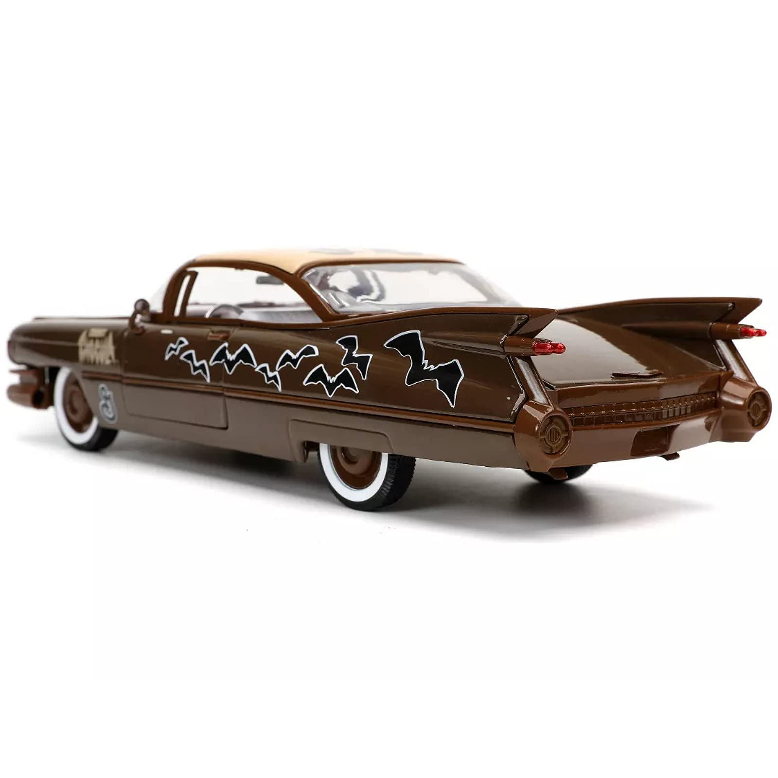 1959 Cadillac Coupe Deville con Figura Count Chocula Conde Hollywood Rides Jada Toys Escala 1:24