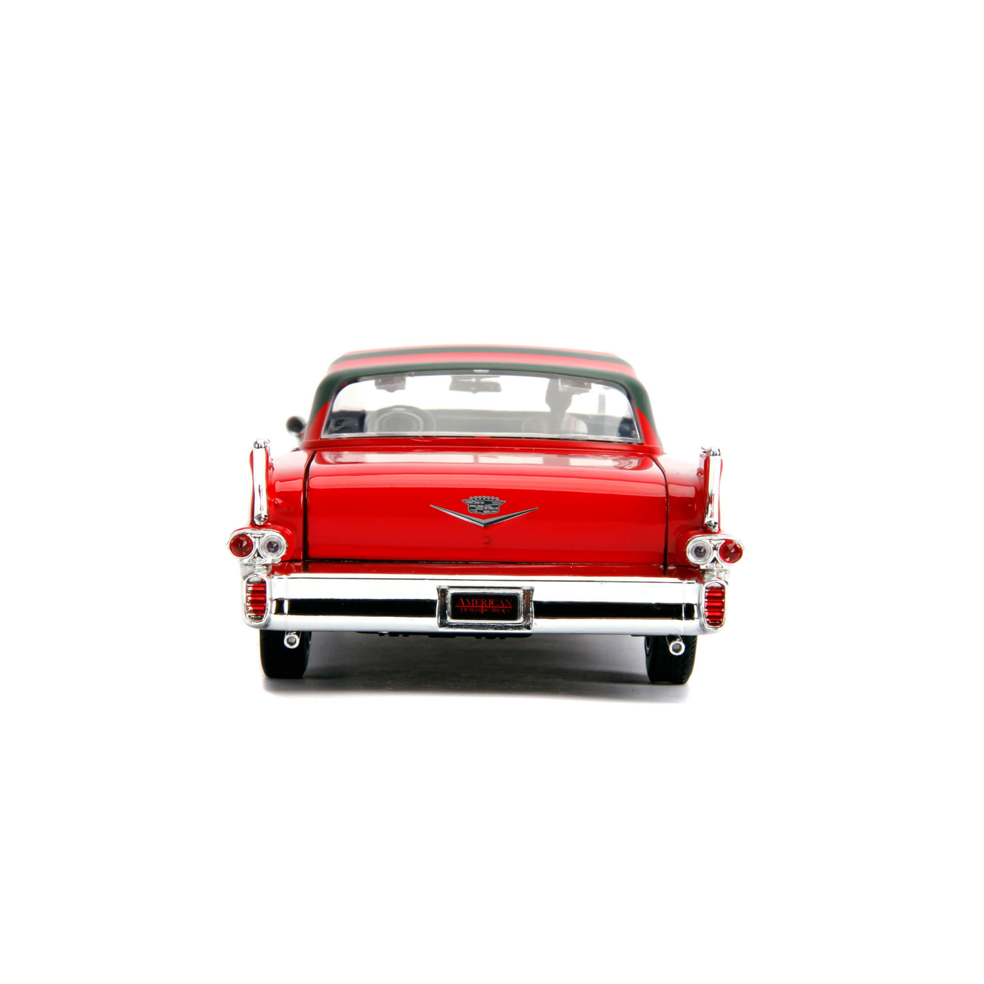 1958 Cadillac Series 62 con Figura Freddy Krueger A Nightmare On Elm Street Jada Toys Escala 1:24