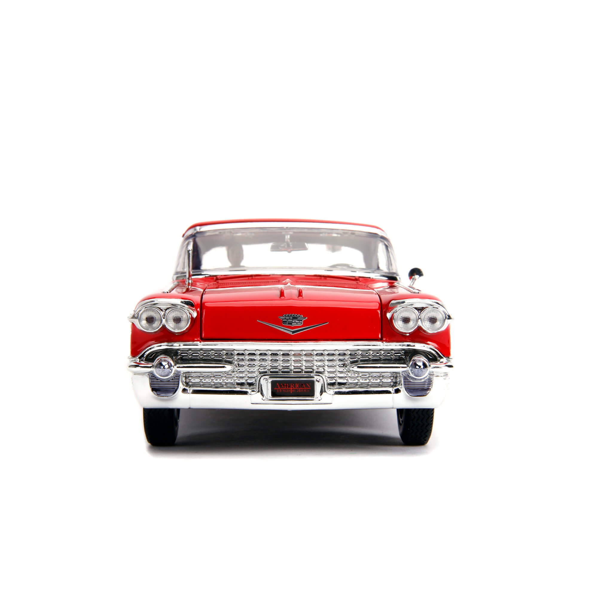 1958 Cadillac Series 62 con Figura Freddy Krueger A Nightmare On Elm Street Jada Toys Escala 1:24