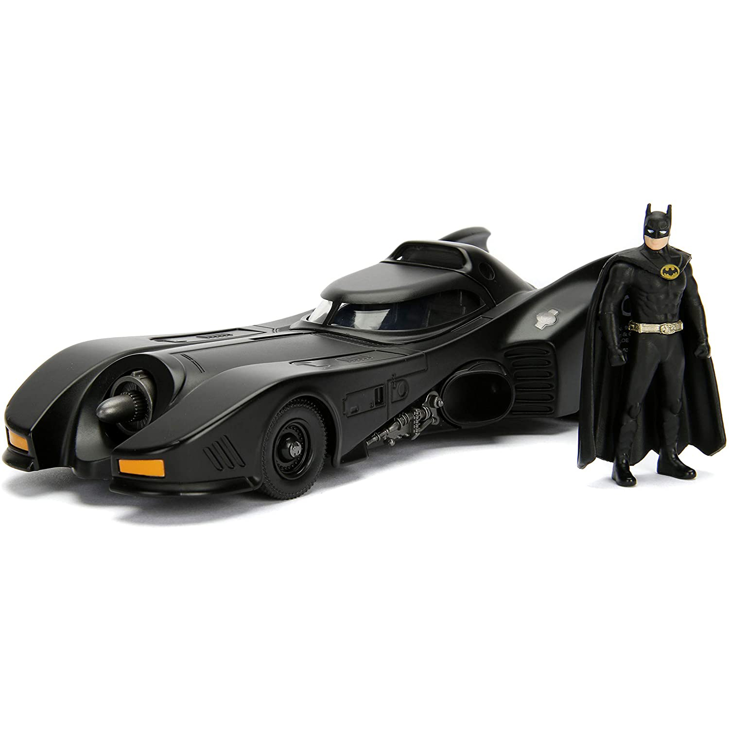 Batimovil 1989 Tim Burton Con Figura de Batman Jada Toys Escala 1:24 Dc Comics