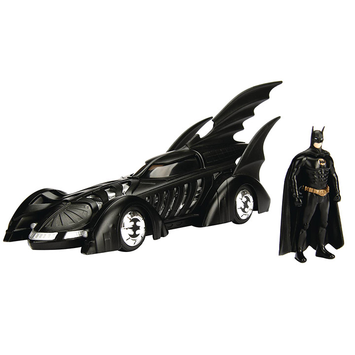 Batimovil Batman Forever Con Figura de Batman Jada Toys Escala