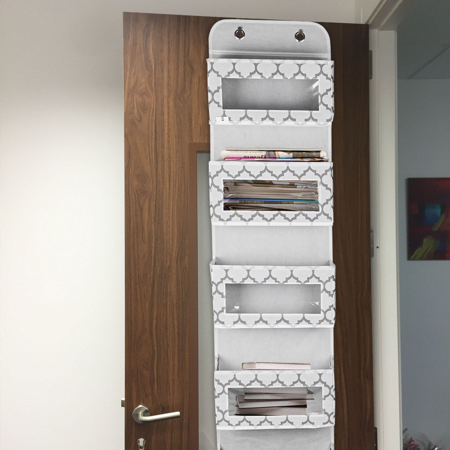 Organizador colgante para puerta 5 espacios blanco Tutti