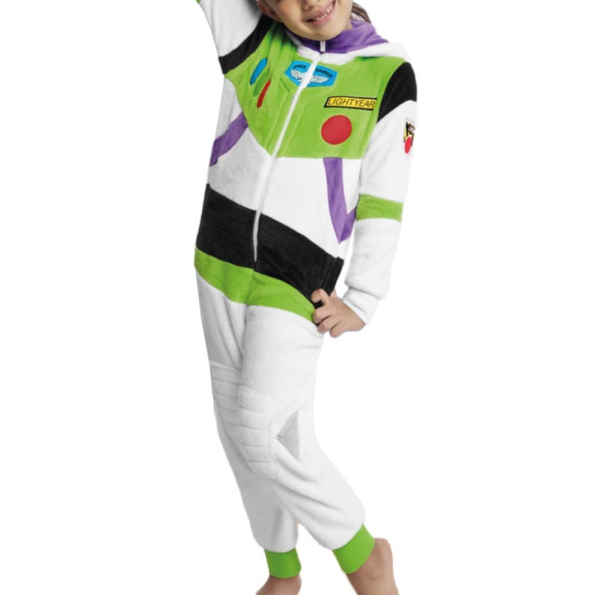 Mameluco de Buzz Lightyear de Toy Story, color blanco para niña, mod. 1037776