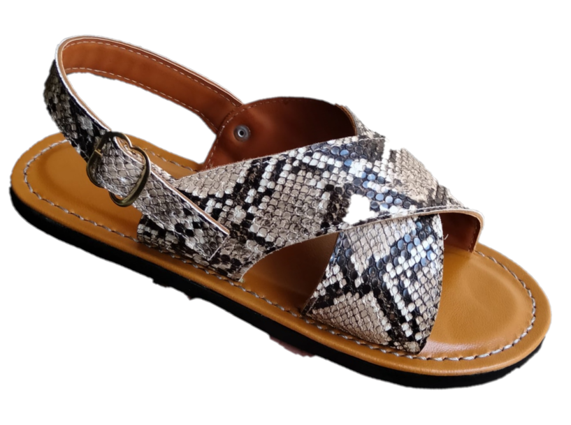 huarache de hombre de llanta uso rudo tipo piel