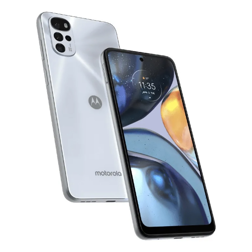 Celular Motorola Moto G22 128GB 4GB Dual Sim Blanco XT2231-2 Desbloqueado