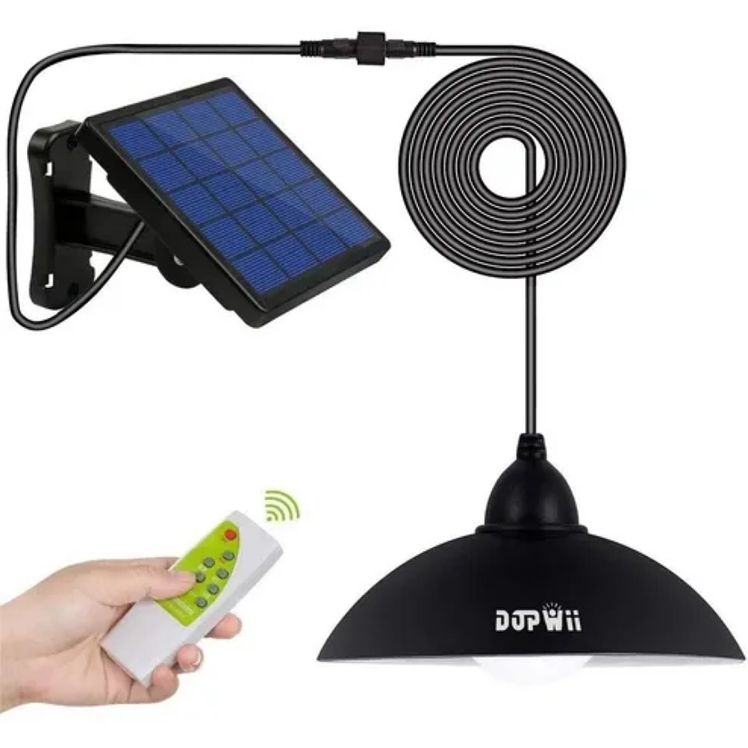 Lámpara Solar Exterior/interior Impermeable Ip65 Remoto