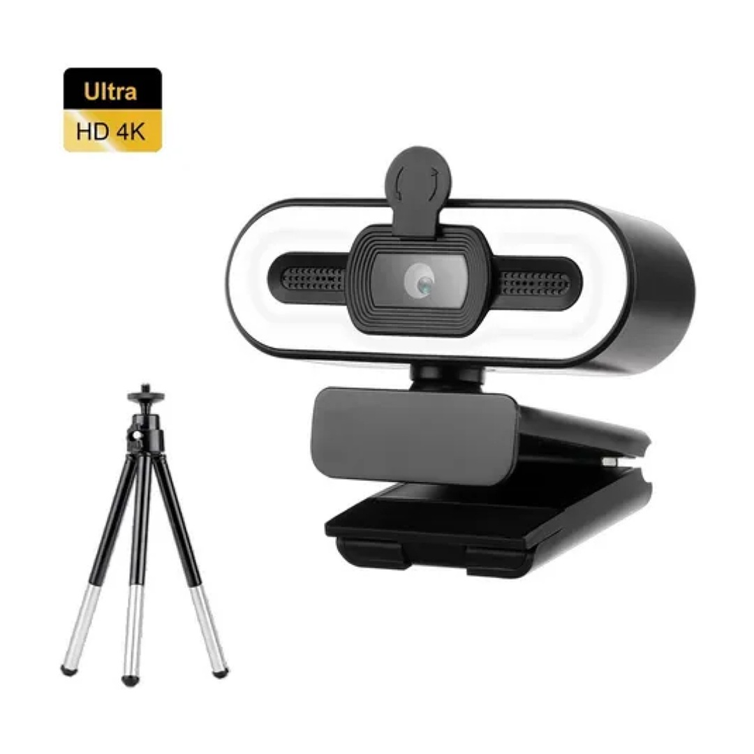 4k Cámara Webcam Con Micrófono Enfoque Automático Hd 2160p