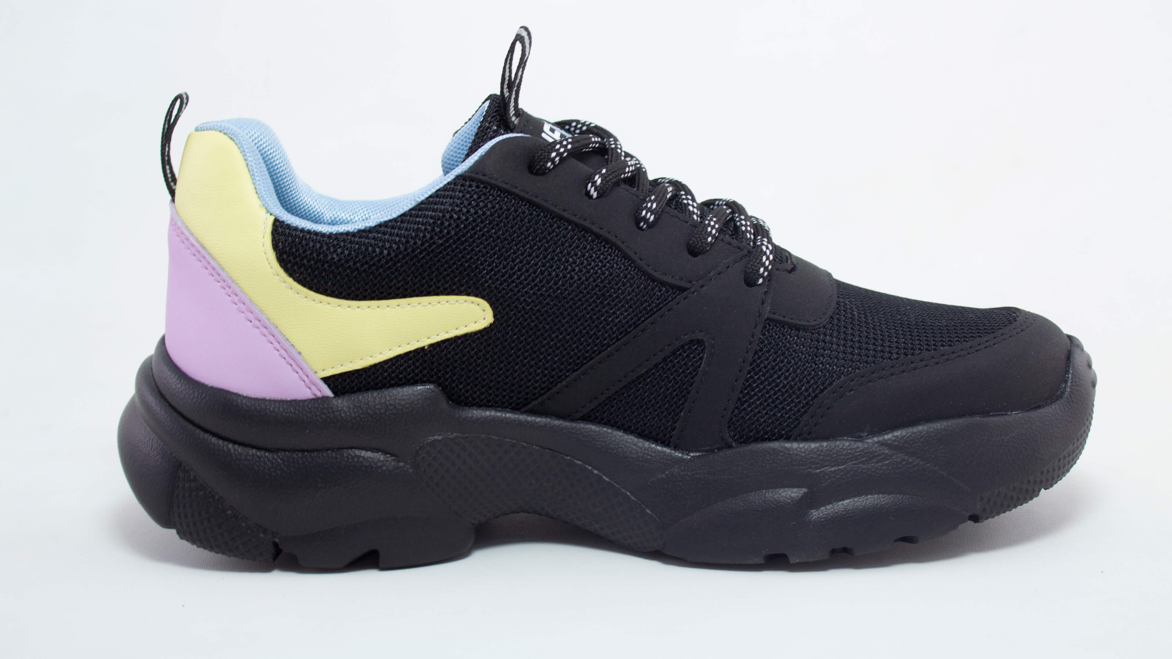 Tenis Newk Forty Para Mujer Línea Litia Color Negro Lila
