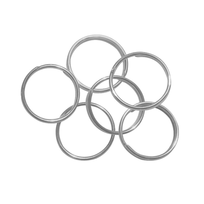 1000 Arillos Metálicos Para Llaves 20 Mm