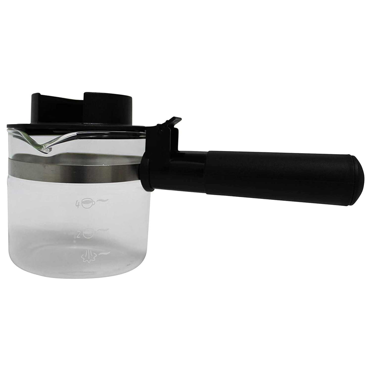 Jarra de Vidrio para Repuesto para Cafetera 4 Tazas Espresso