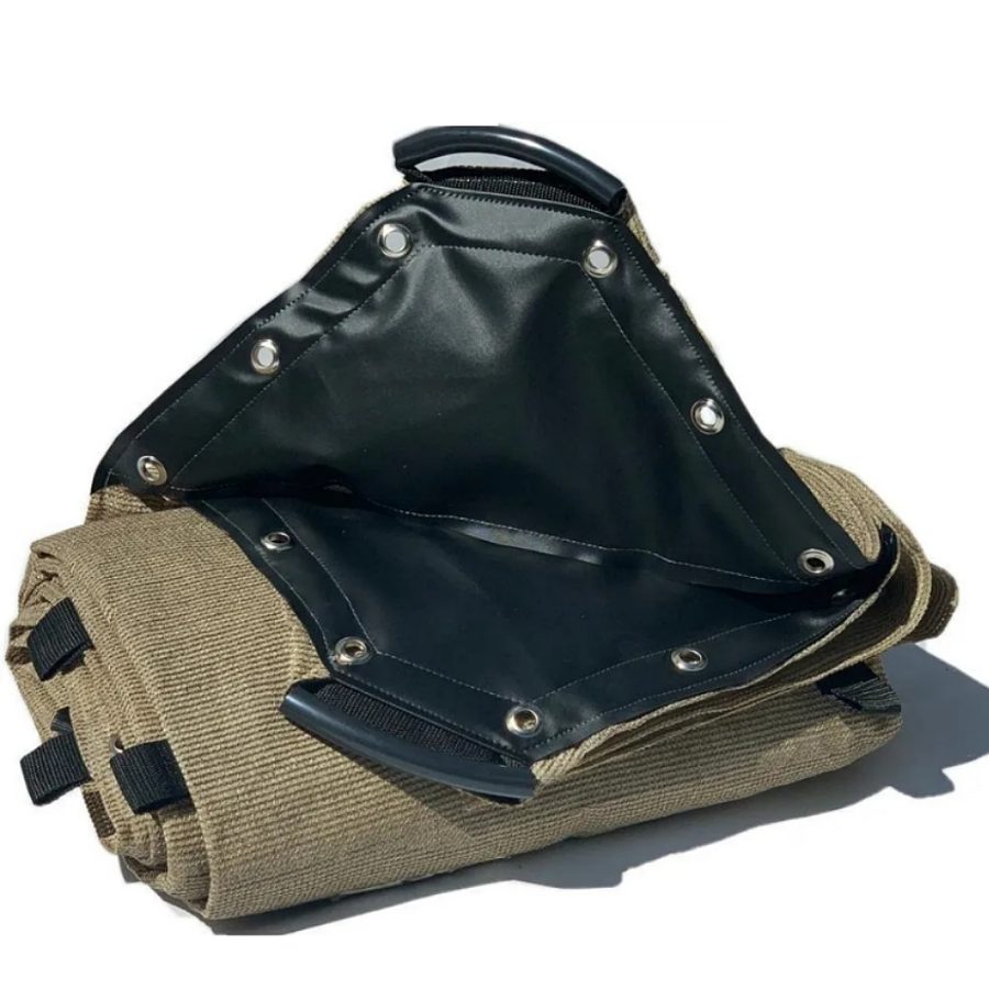 Malla Sombra 6x4 90% Beige Raschel Lista Para Colocar.