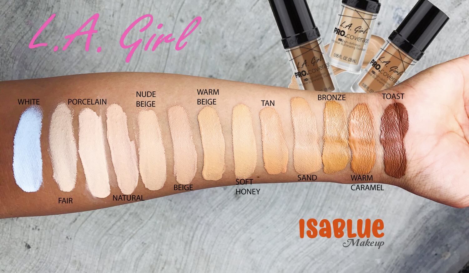 Base de Maquillaje Pro. Coverage Tono Beige - L. A. Girl