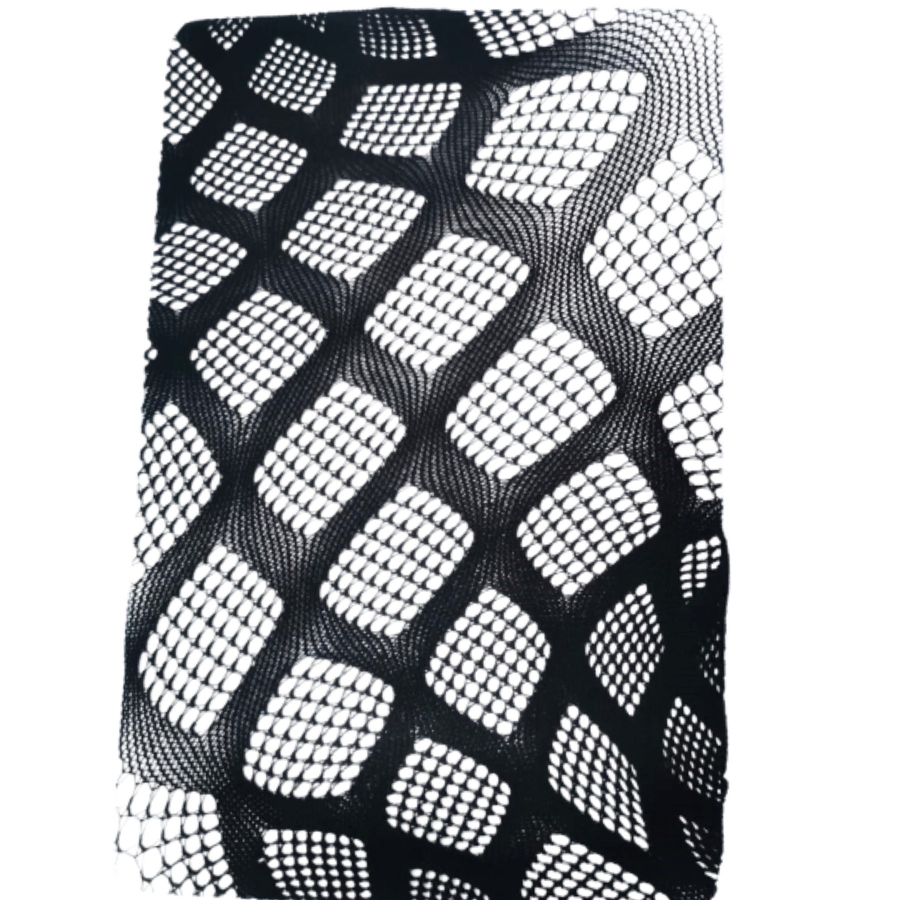 Medias De Red Diseño Rombos Pantimedias Mallas Negras Mujer Unitalla