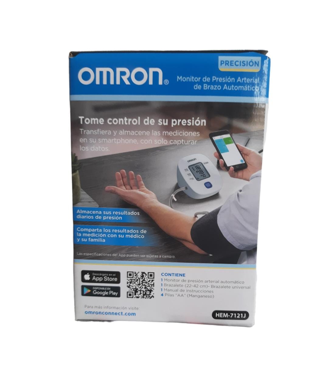 Baumanometro Digital Medidor De Presión Arterial Brazo Omron