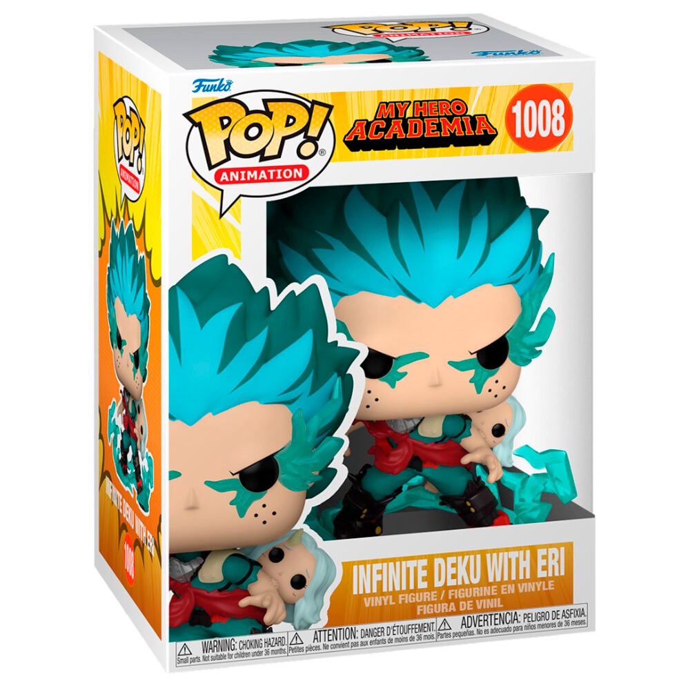 Funko Pop Infinite Deku Con Eri #1008 My Hero Academia Anime Figura Original