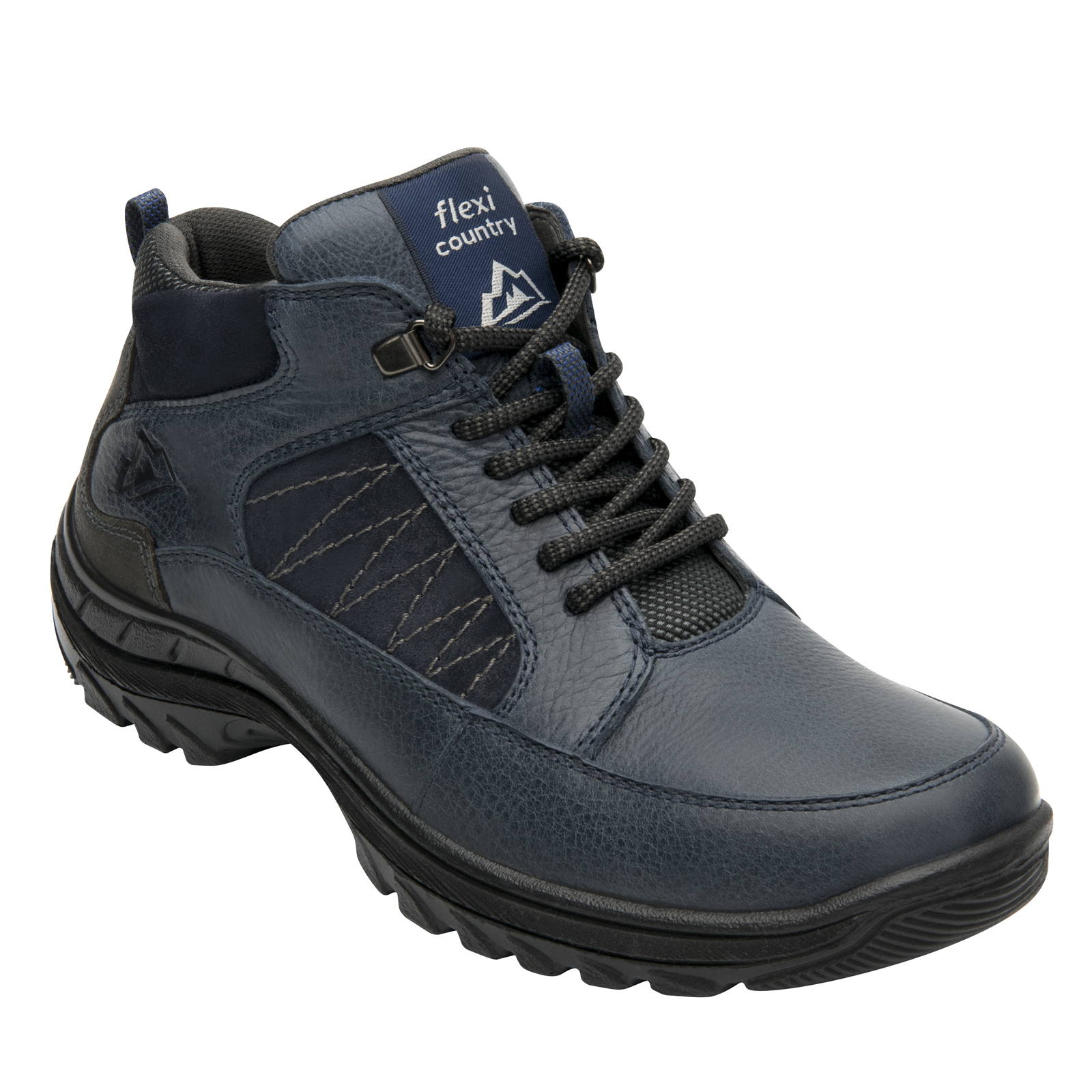 Botines Hombre Flexi Country Outdoor 66518 Azul Piel Original