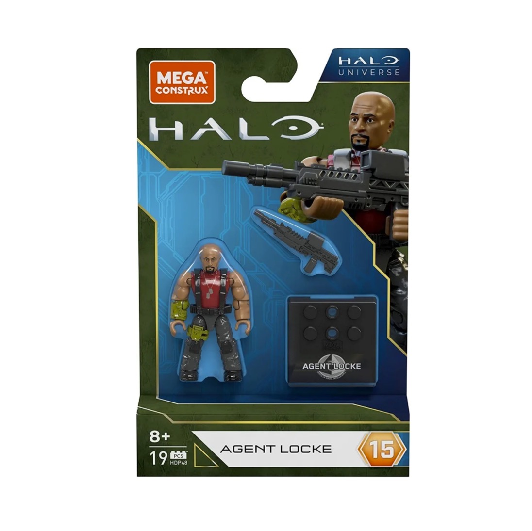 Mega Construx Halo  Agente Locke