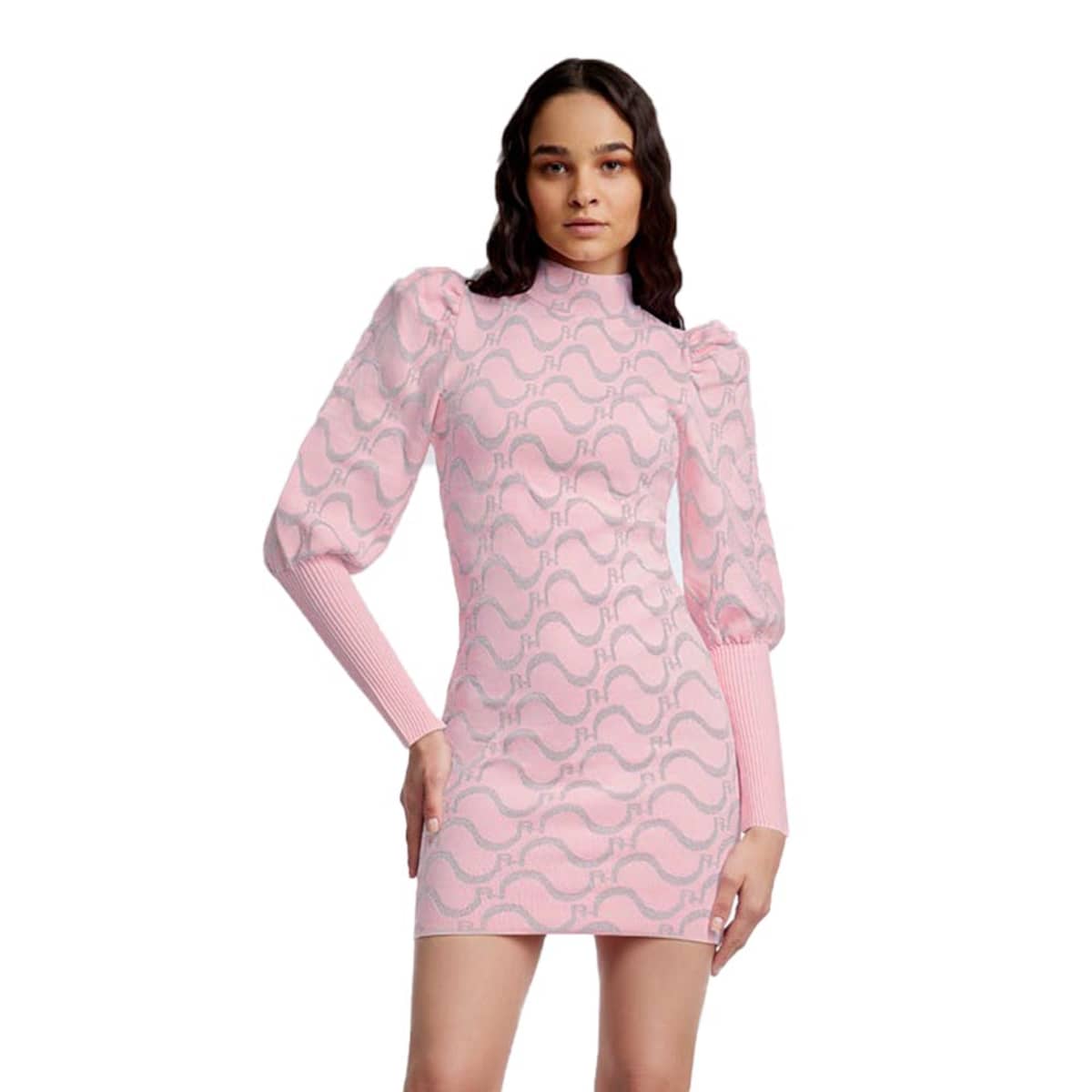 Vestido Casual Con Lurex Paris Hilton color Rosa para Mujer 1036196