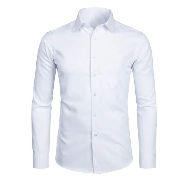 CAMISA BLANCA MANGA LARGA