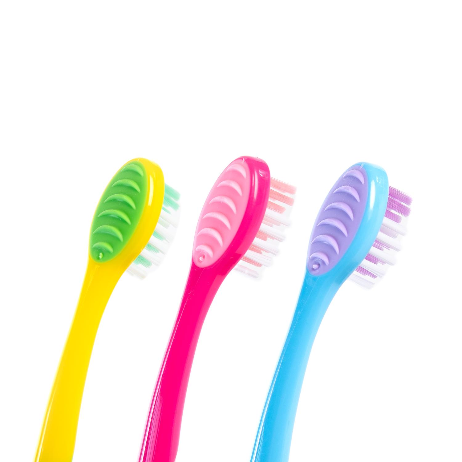 Cepillo Dientes para Niños con Chupón Babyleaf, 3pz Multicolor Unitalla