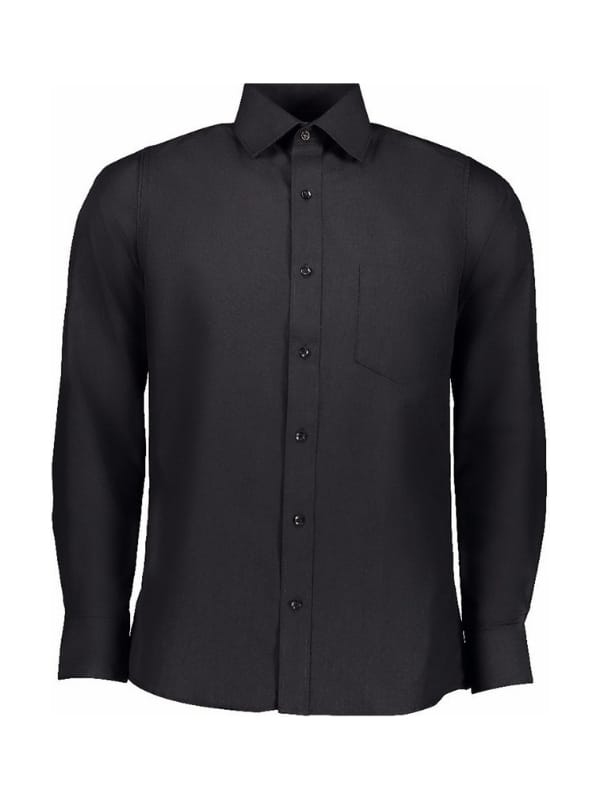 CAMISA MANGA LARGA COLOR NEGRA 