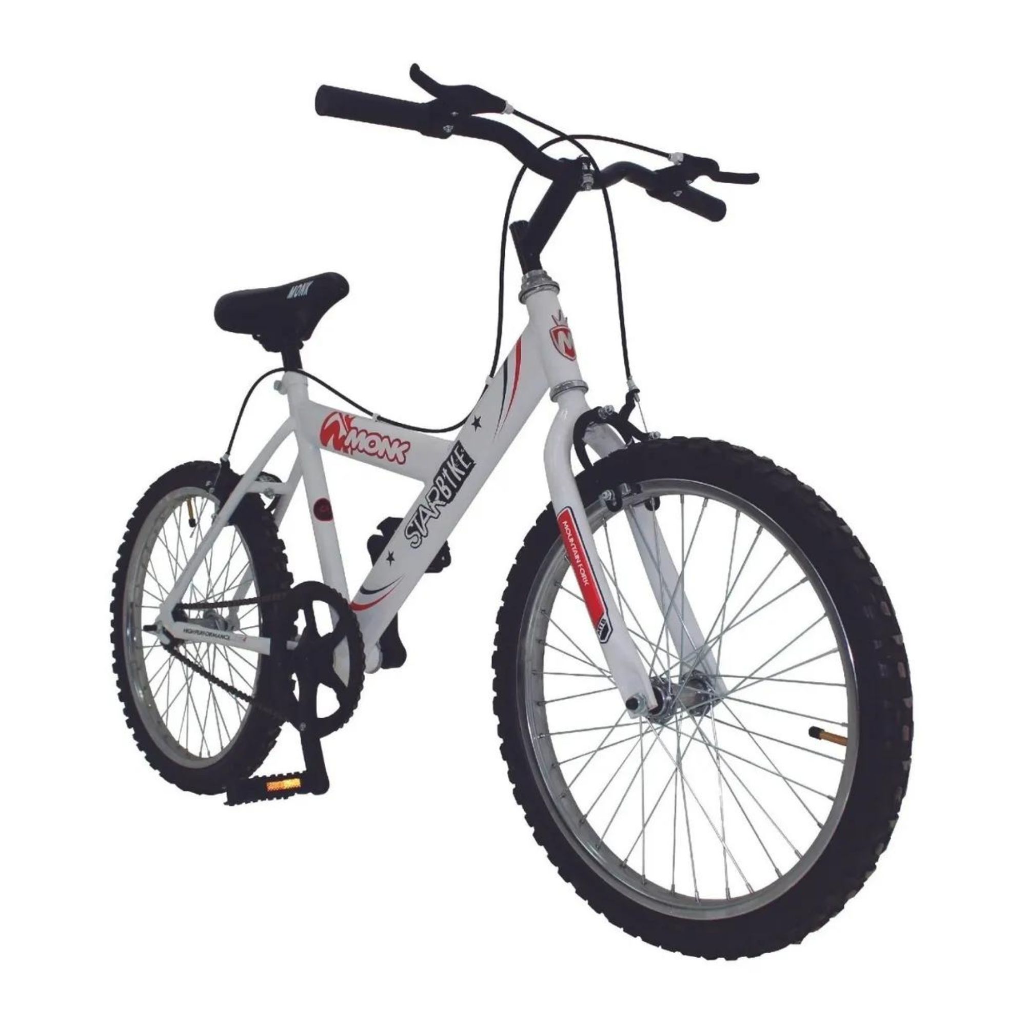 Bicicleta Monk Starbike Rodada 20 1 Velocidad R20 Blanca