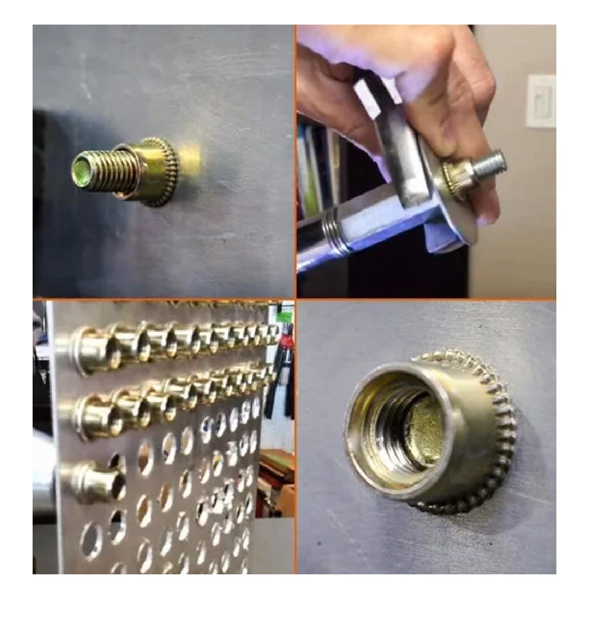 Kit Tuerca De Remache Acero Al Carbono  M3 M4 M5 M6 M8