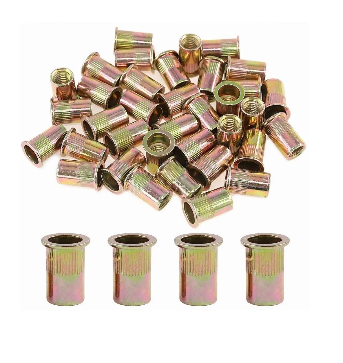 Kit Tuerca De Remache Acero Al Carbono  M3 M4 M5 M6 M8