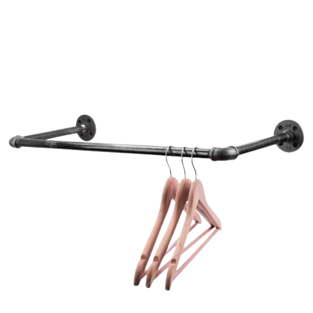 Perchero De Pared Para Ropa Dos Soportes. Vintage, Tubo Industrial