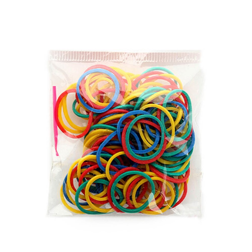 Paquete 100 Ligas para Cabello Resistentes